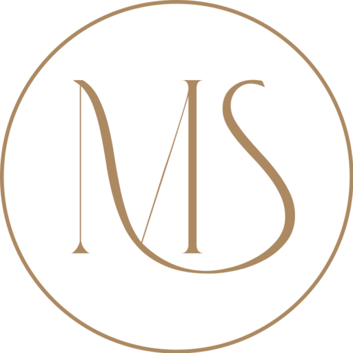 Logo de Mabel Salas con las iniciales MS en un círculo